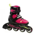 Детские раздвижные ролики Rollerblade Microblade - Pink/Light Green р. 28-32