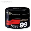 Полироль для кузова защитный Soft99 Soft Wax для темных, 300 гр арт. 00010/10140