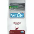 Farmina Vet Life Cat Hepatic ветеринарный диетический сухой корм для взрослых кошек и котов с хронической печеночной недостаточностью 400 г