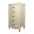Комод Джульетта узкий 5 ящ. (дуб шампань) Вис