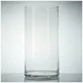 Стеклянная ваза цилиндр для цветов, для букета, для декора и интерьера, высота 40 см диаметр 20 см, Неман 7293 в.400