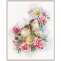 Lanarte Набор для вышивания Flower Branch Guardians (Птички на цветочной ветке) (PN-0185003), разноцветный, 28 х 33 см