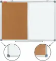 Доска комбинированная: магнитно-маркерная, пробковая для объявлений 45×60 см, BRAUBERG Extra