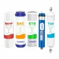 Комплект картриджей HUBERT для систем обратного осмоса, подходит для USTM, Atoll, Raifil, Aqwatech, Атолл