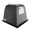 Мобильная палатка - баня морж (MORZH) с 1-м окном, черный