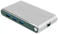 Разветвитель USB Rombica Type-C Hermes Green, USB 3.0 x 3, Type-C PD, HDMI, LAN, картридер, алюминий, зелёный