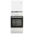 Плита газовая De Luxe 5040.30г (кр) чр white