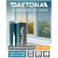 Пленка Атермальная на окна Сине-зелёная 70% IR20 (10м х 0.75м) DAYTONA. Солнцезащитная самоклеющаяся тонировка для окна с функцией защиты от тепла