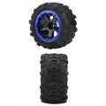 Колесо в сборе для Remo Hobby RH8035/36 (правое синее), 1шт, P3978B-R