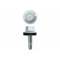 Кровельный саморез Daxmer 4,8x19 RAL 9003, сверло №2, 400 шт. 310433