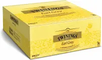 Черный чай с бергамотом в пакетиках Twinings Earl Grey, 100 шт x 2 г