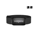 Magene H303 Ремень для измерения сердечного ритма Нагрудный ремень Bluetooth Датчик двойного протокола Пылезащитный Водонепроницаемый Портативный ANT, Черный
