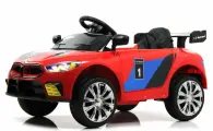 Детский электромобиль RiverToys F444FF с дистанционным управлением, одноместный красный