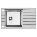 Врезная кухонная мойка Seaman ECO Roma SMR-8650A.B, матовая нержавеющая сталь