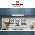 Кухонная вытяжка встраиваемая HBFH 60.2 W, 60см, управление: клавишное, отделка: окрашенная сталь, стекло, LED лампа, производительность 500 м³/ч