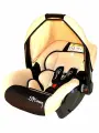 Автокресло детское, автолюлька для новорожденных Гоби 321 гр. 0+ бежевое