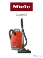Пылесос Miele Guard L1, красный, мощность 890Вт, сухая уборка