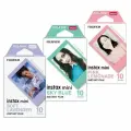 Картридж для Fujifilm Instax Mini,комплект,Soft lavender,Sky blue,Pink lemonade, 30 снимков
