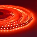 00-13 Светодиодная лента, 12В, 9,6Вт м, smd 3528, 120 д м, IP20, ширина подложки 8мм, 5м, красный