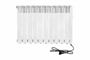 Электрический радиатор отопления Normand с электронным терморегулятором белый 344-152