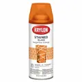Лак с эффектом витража Krylon Stained Glass, оранжевый, 326гр