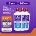 Alcon Aosept Plus HydraGlyde 360 мл - 3 шт. Пероксидный раствор для линз