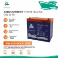 Тяговый аккумулятор Sunways Marine SMB GEL 12В 55Ач, аккумулятор для лодки, мотора, 1 шт.