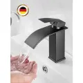 Смеситель для ванны , раковины в ванную, кран для ванной в раковину, кран для кухни, душа водопад, 125 ММ, черный
