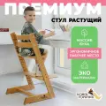 Растущий стул для детей и школьников из бука Конек Горбунек Премиум, для кормления детей, бук