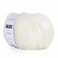 Пряжа Lana Gatto Silk Mohair 6028 молочный (25г/212м, упаковка 10 мотков)