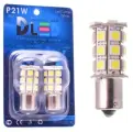 Светодиодная автомобильная лампа 1156 - PY21W - S25 - BA15s - 27 SMD 5050 (Красная) (Комплект 2 лампы.)