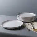 Набор обеденных тарелок White 6 штук 27 см керамика