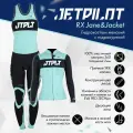 Гидрокостюм женский длинный без рукавов+гидрокуртка на молнии Jetpilot RX Jane&Jacket wms черно-бирюзовый размер XS (2206501)