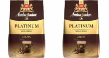 Ambassador Кофе Platinum Crema, зерно, 1000 г, 2 уп