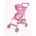 Коляска игрушечная детская для кукол (59х33,5х64,5см) с козырьком, в пакете (Арт.9304)