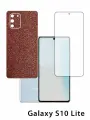 Комплект 2 шт. Защитная пленка 360 градусов для Galaxy S10 Lite, виниловая пленка, пленка на самсунг