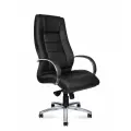 Кресло офисное Norden Bern black - черная экокожа