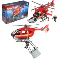 Игрушечный пожарный вертолет, с прожектором, звуковыми и световыми эффектами, 3 батарейки в комплекте