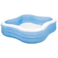 Бассейн надувной 229*229*56 см Beach Wave Swim Intex (57495NP)