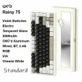 Клавиатура Wob Studio Rainy 75, игровая, радиоканал, 81 клавиша