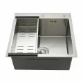 Кухонная мойка с коландером GAPPO GS5050, сатин