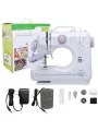 Швейная машинка мини электрическая с педалью, подсветкой