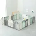 Манеж детский UNIX Kids Simple Color пластиковый, 188x188 см, комплекс для дома, для улицы