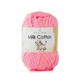 Пряжа для вязания Milk Cotton Artland 4 мотка (100 м, 50 гр), цвет 31 розовый