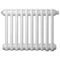 Радиатор трубчатый Zehnder Charleston Retrofit 3037, 28 сек.1/2 ниж. подк. RAL9016 (кроншт. в компл)