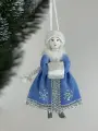 Ёлочная игрушка Зимушка-зима от бренда Кукольная мастерская на Ланском