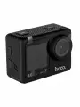 Экшн-камера Hoco, DV101, 4К видео, два цветных экрана, черная