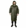 Дождевик-плащ хаки С карманами многоразовый на молнии, размер 60-62, рост 170-176, грандмастер, 610885