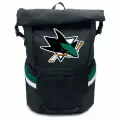 Рюкзак хоккейный спортивный с увеличением объема (NHL Шаркс) черный, 44х29х16см, увеличивается до 32 л