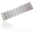 Алюминиевая вентиляционная решетка (60х300 мм; серебристая) MakTrade RA630S